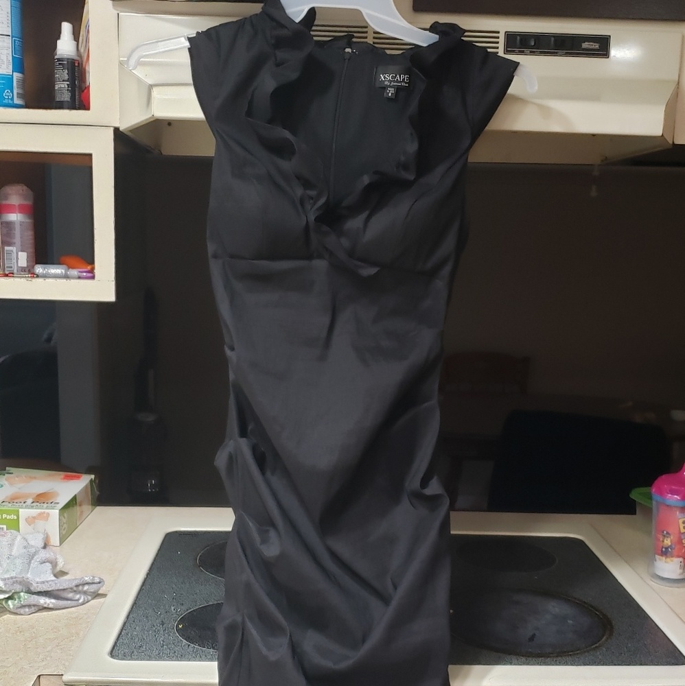 Xscape black dress